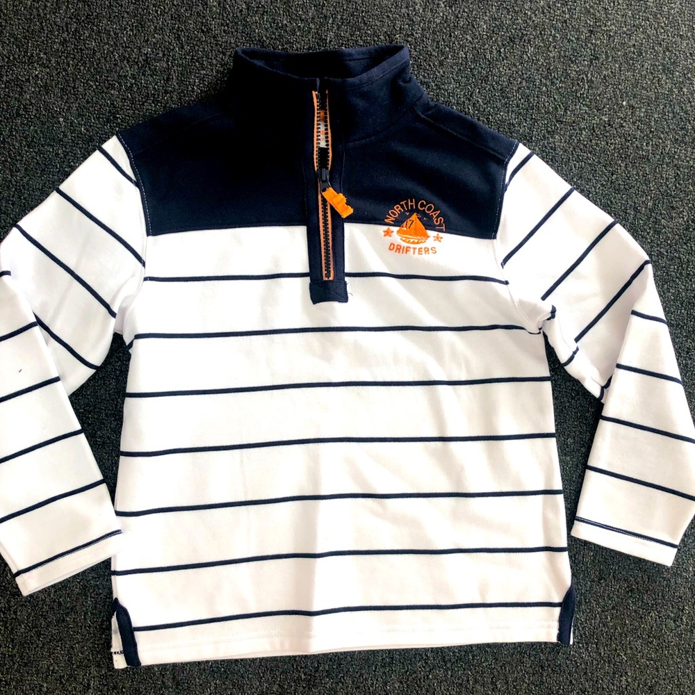 Gymboree Boys Quarter Zip Pullover Sweatshirt